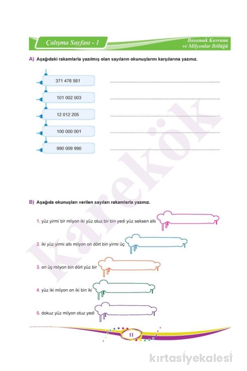 Karekök Yayınları 5. Sınıf Matematik Soru Bankası