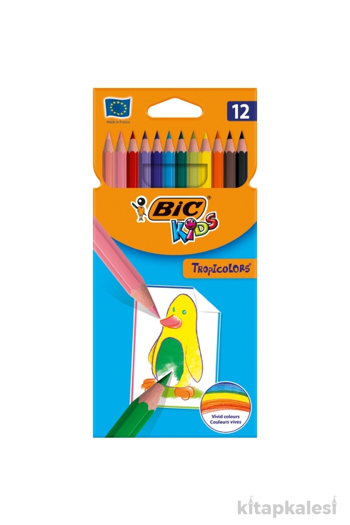 Bic Kids Tropicolors 2 12'li Kuru Boya Kalemi