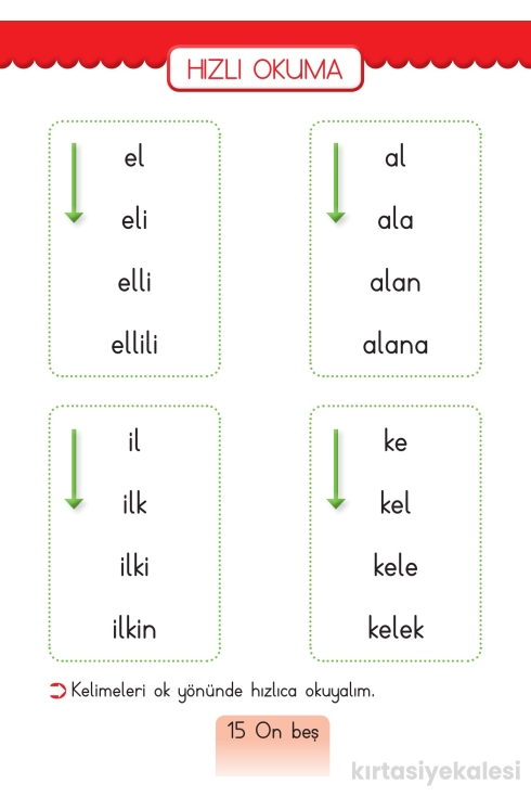 Kaliteli Eğitim Yayınları Key Yayınları 1. Sınıf Keyifli Okuma Yazma Seti