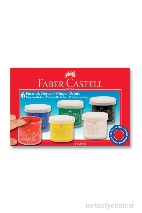 Faber-Castell Parmak Boyası 25 ml 6 Renk