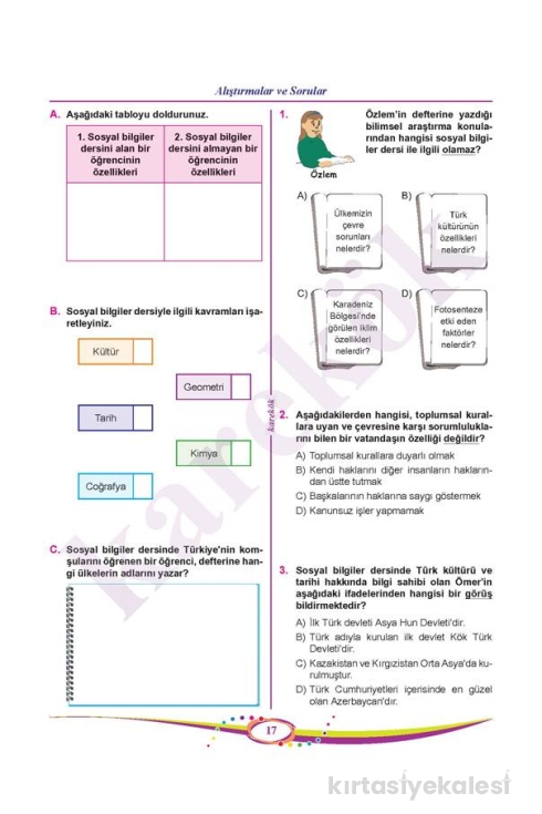 Karekök Yayınları 5. Sınıf Sosyal Bilgiler MPS