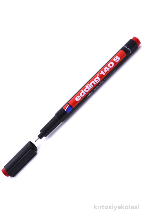 Edding Asetat Kalemi Kırmızı E-140 S