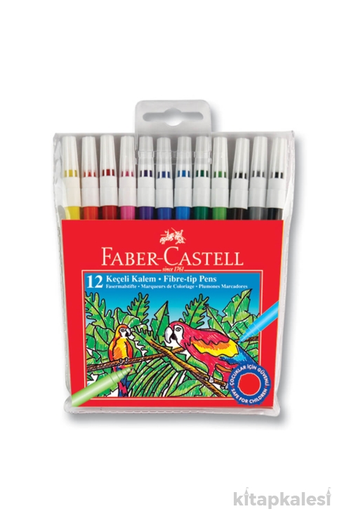 Faber-Castell Keçeli Kalem 12 Renk 155130