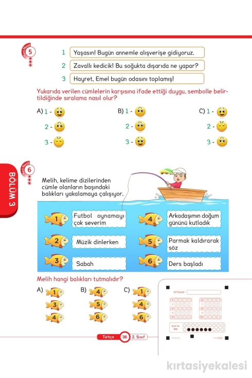 Key Kaliteli Eğitim Yayınları 2. Sınıf Keyi̇fli̇ Türkçe Yeni̇ Nesi̇l Soru Bankası