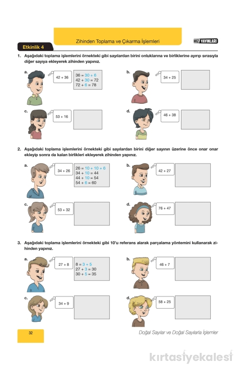 Hız Yayınları 5. Sınıf Matematik Etkinlik Defteri