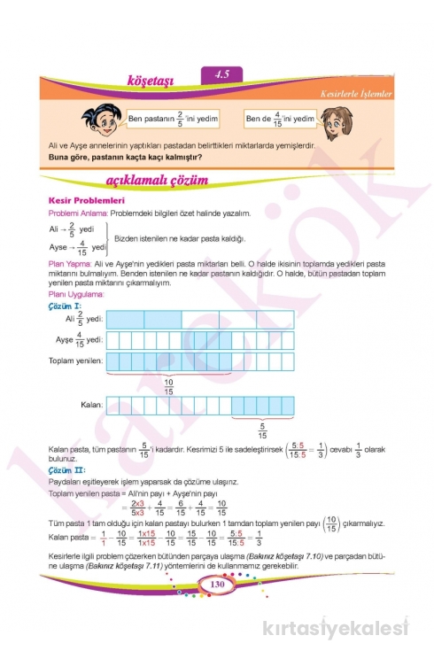 Karekök Yayınları 5. Sınıf Matematik MPS