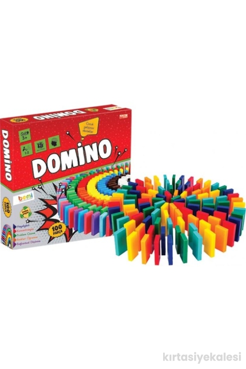 Bemi Domino Ahşap 100'lü