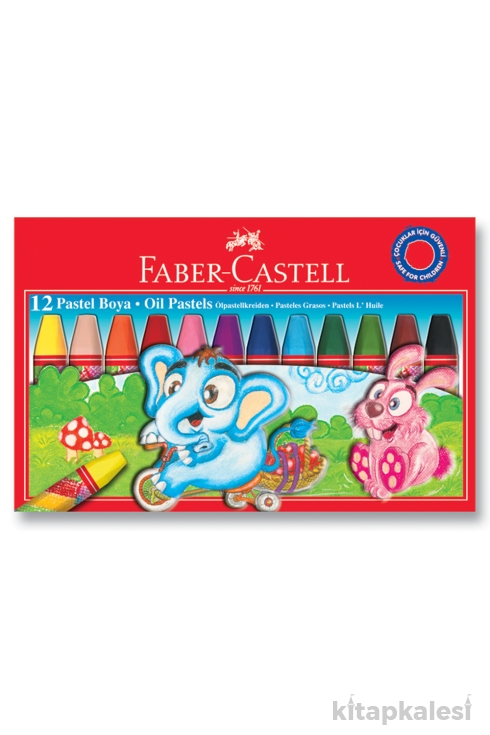 Faber-Castell Pastel Boya Karton Kutu 12 Renk 125312