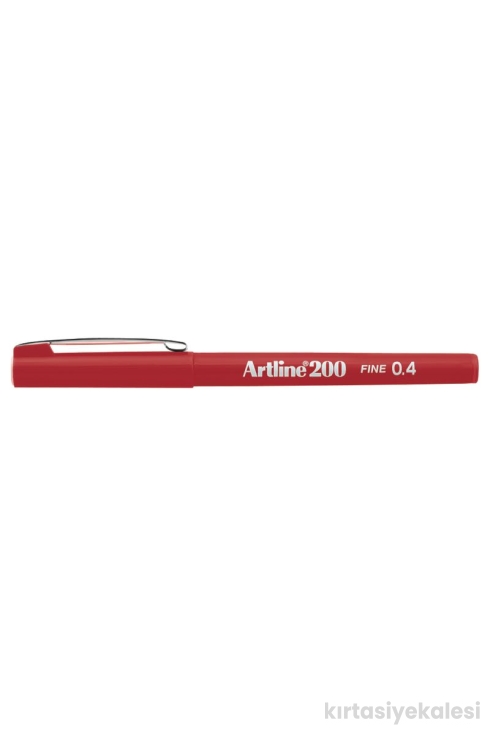 Artline 200 Fine 0.4 mm Kırmızı Yazı ve Çizim Kalemi