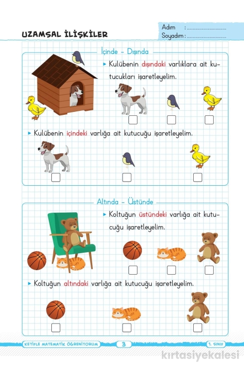 Kaliteli Eğitim Yayınları Key Yayınları 1. Sınıf Keyifli Okuma Yazma Seti