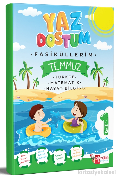 Artı Eğitim Yayınları 1. Sınıf Yaz Dostum Tatil Seti