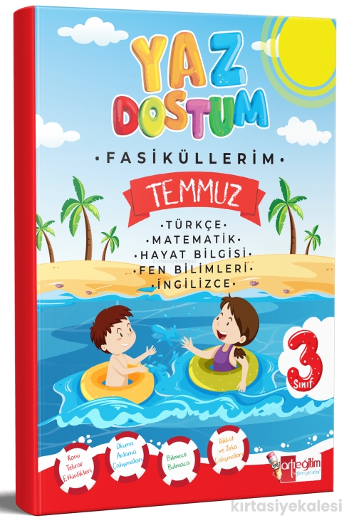 Artı Eğitim Yayınları 3. Sınıf Yaz Dostum Tatil Seti