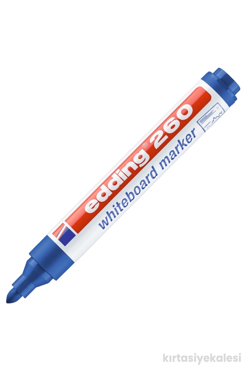 Edding E-260 Beyaz Tahta Kalemi Mavi