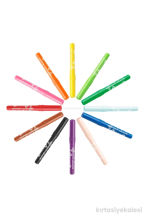 Bic Kids Visacolor XL Yıkanabilir Jumbo Keçeli Boya Kalemi 12 Renk