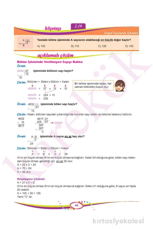 Karekök Yayınları 5. Sınıf Matematik MPS