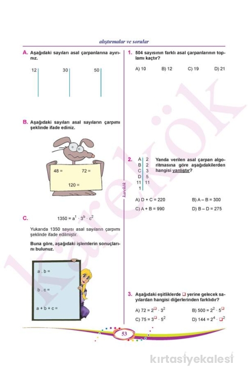 Karekök Yayınları 6. Sınıf Matematik Konu Anlatımı MPS