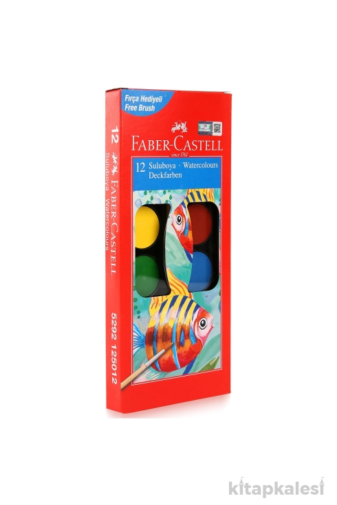 Faber-Castell Suluboya 12 Renk Büyük Boy