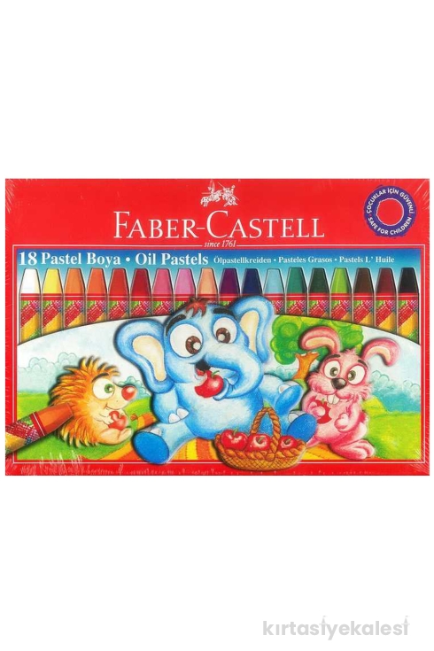 Faber Castell Karton Kutu Pastel Boya 18 Renk