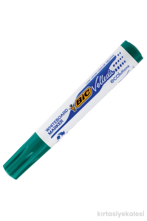 Bic Velleda 1701 Eco Yuvarlak Uç Yeşil Renk Beyaz Tahta Kalemi