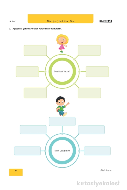 Hız Yayınları 5. Sınıf Din Kültürü ve Ahlak Bilgisi Etkinlik Defteri