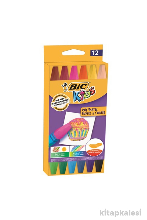 Bic Kids Oil Pastel Boya 12 Renk 926446