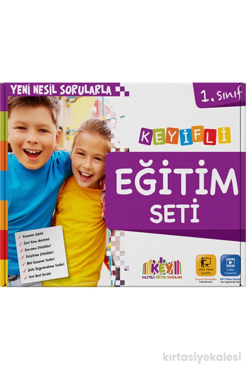 Key Kaliteli Eğitim Yayınları 1. Sınıf Keyifli Eğitim Seti (2. Dönem)