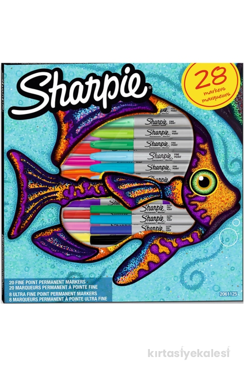 Sharpie Fine Permanent Markör Balık 28 Renk 2061125