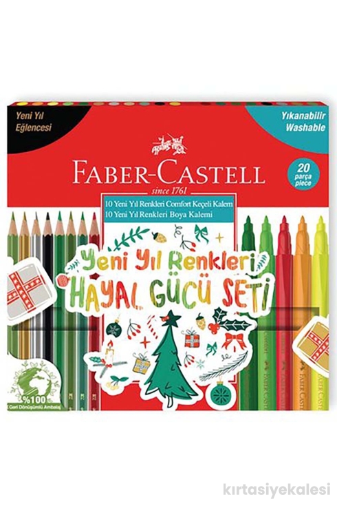 Faber-Castell 20'li Yeni Yıl Renkleri Hayal Gücü Seti