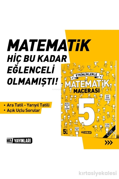 Hız Yayınları 5. Sınıf Etkinliklerle Matematik Macerası