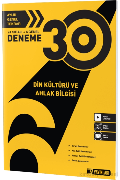 Hız Yayınları 6. Sınıf Din Kültürü 30'lu Deneme