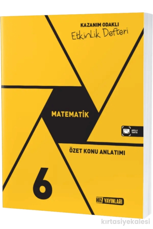 Hız Yayınları 6. Sınıf Matematik Etkinlik Defteri