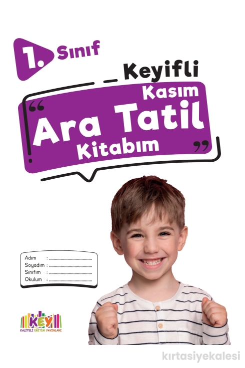 Key Kaliteli Eğitim Yayınları 1. Sınıf Keyifli Kasım Ara Tatil Kitabım