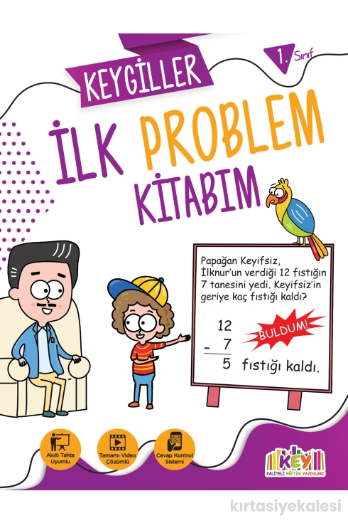 Key Kaliteli Eğitim Yayınları 1. Sınıf Keygiller İlk Problem Kitabım