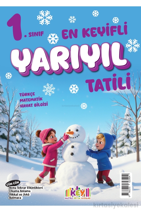 Key Kaliteli Eğitim Yayınları 1. Sınıf Keyifli Yarıyıl Tatil Seti