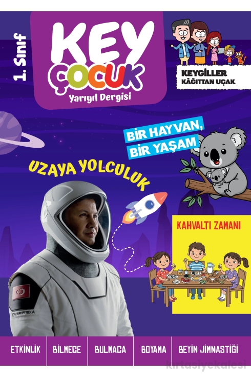 Key Kaliteli Eğitim Yayınları 1. Sınıf Keyifli Yarıyıl Tatil Seti