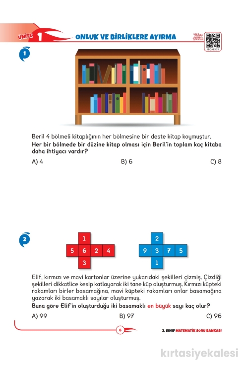 Key Kaliteli Eğitim Yayınları 2. Sınıf The Best Matematik Yüzde Yüz Yeni Nesil Soru Bankası