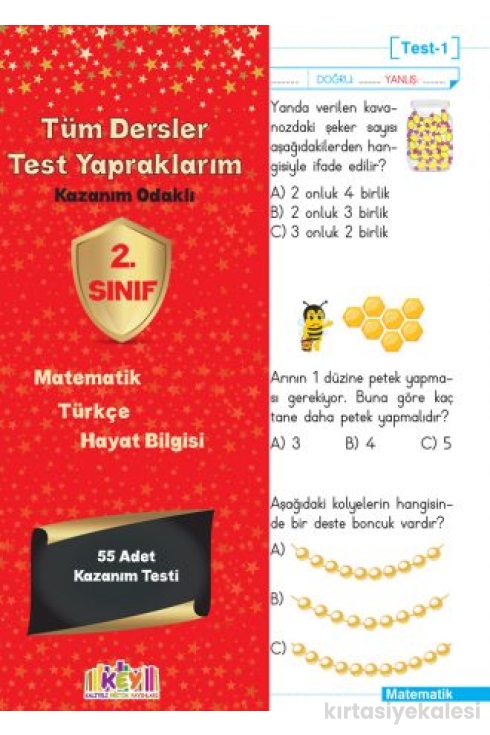 Key Kaliteli Eğitim Yayınları 2. Sınıf Tüm Dersler Test Yapraklarım