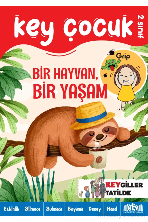 Key Kaliteli Eğitim Yayınları 2. Sınıf Keyifli Yarıyıl Tatil Seti