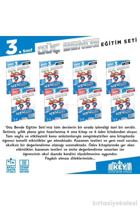 Key Kaliteli Eğitim Yayınları 3. Sınıf Güç Bende Eğitim Seti