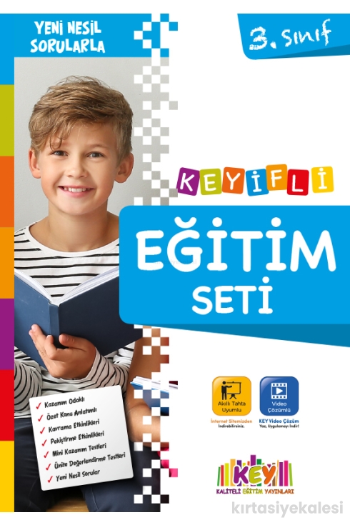 Key Kaliteli Eğitim Yayınları 3. Sınıf Keyifli Eğitim Seti 6 Kitap (Tam Set)