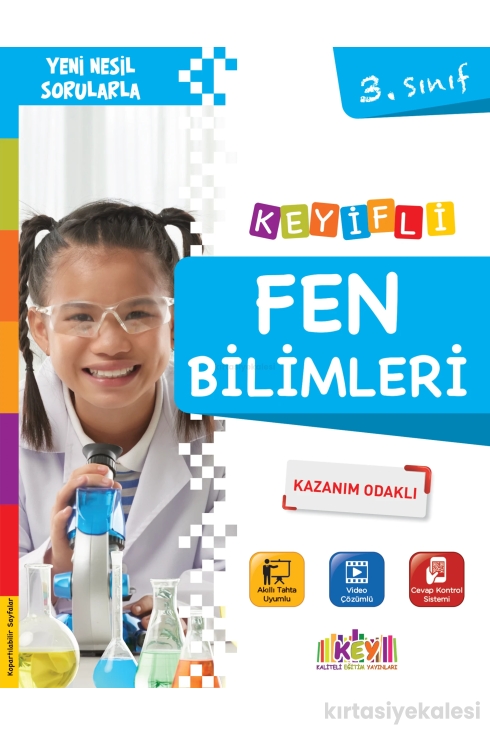 Key Kaliteli Eğitim Yayınları 3. Sınıf Keyifli Eğitim Seti 9 Kitap (Süper Set)