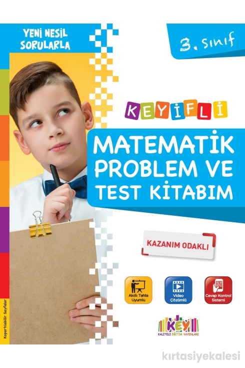 Key Kaliteli Eğitim Yayınları 3. Sınıf Keyi̇fli̇ Matemati̇k Problem Ve Test Ki̇tabım