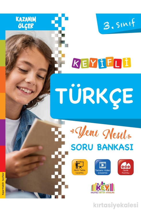 Key Kaliteli Eğitim Yayınları 3. Sınıf Keyifli Türkçe Yeni Nesil Soru Bankası