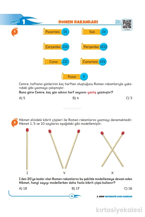 Key Kaliteli Eğitim Yayınları 3. Sınıf The Best Matematik Yüzde Yüz Yeni Nesil Soru Bankası