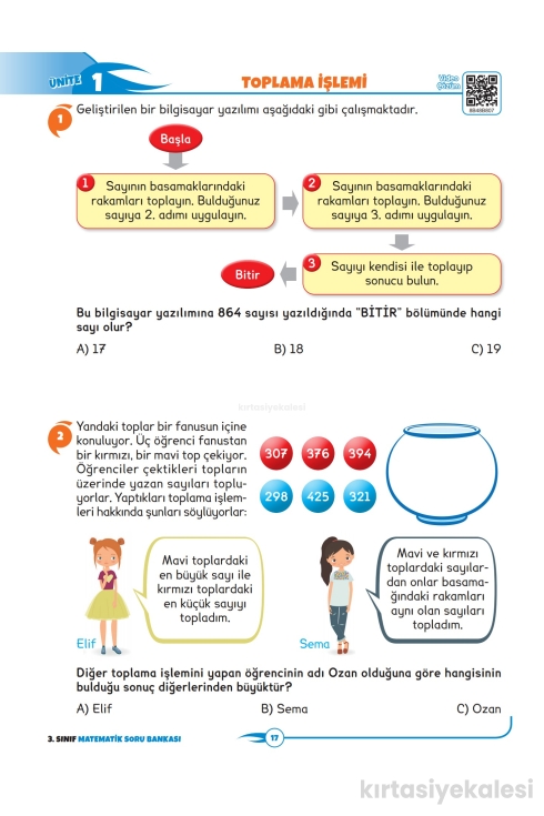 Key Kaliteli Eğitim Yayınları 3. Sınıf The Best Matematik Yüzde Yüz Yeni Nesil Soru Bankası