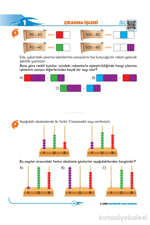 Key Kaliteli Eğitim Yayınları 3. Sınıf The Best Matematik Yüzde Yüz Yeni Nesil Soru Bankası