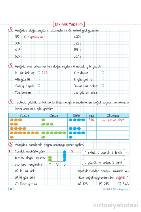 Key Kaliteli Eğitim Yayınları 3. Sınıf Tüm Dersler Akıllı Bilge Defterim