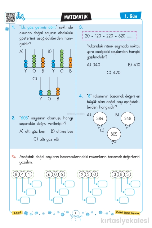 Key Kaliteli Eğitim Yayınları 3. Sınıf Keyifli Yarıyıl Tatil Seti