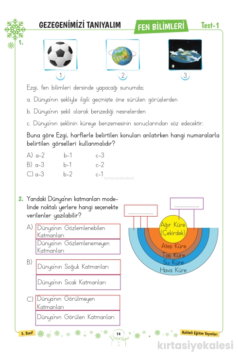 Key Kaliteli Eğitim Yayınları 3. Sınıf Keyifli Yarıyıl Tatil Seti