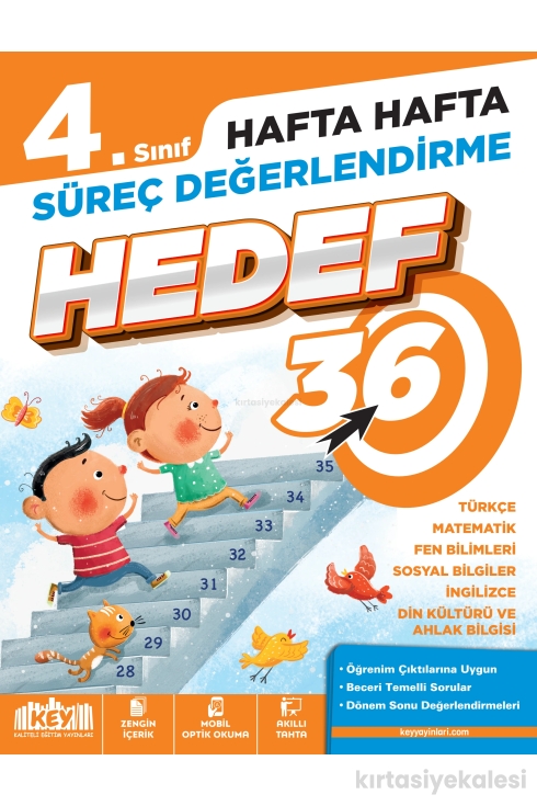 Key Kaliteli Eğitim Yayınları 4. Sınıf Hafta Hafta Süreç Değerlendirme – Hedef 36